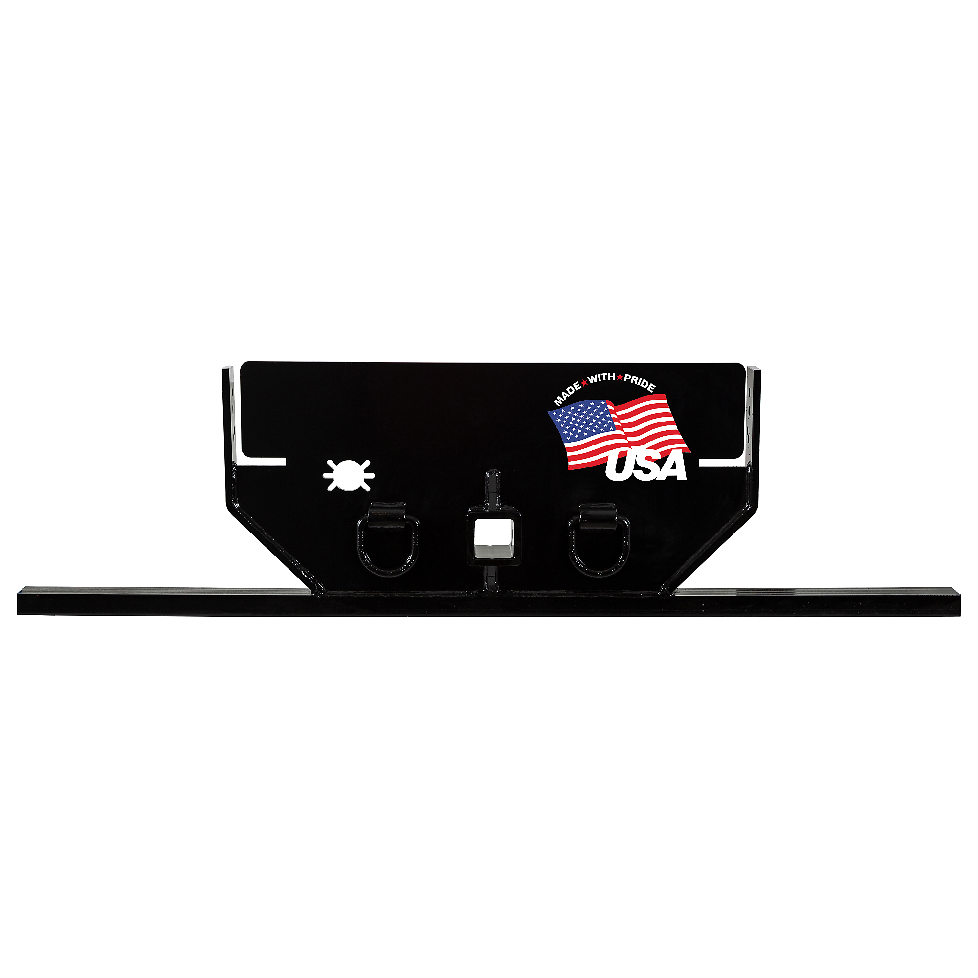 Buyers Products, 2-1/2in. Receiver Tube Hitch Plate with Bottom ICC Channel, Capacity 20000 lb, Model# 1809075